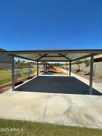 a view of outdoor space with seating