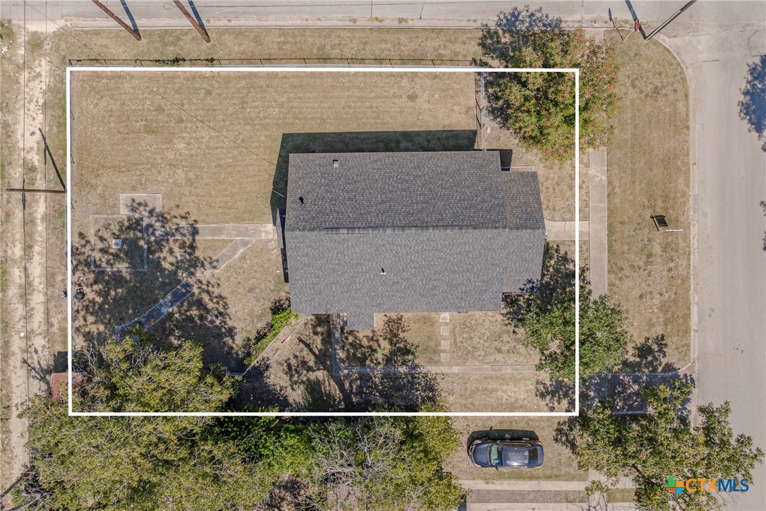 1202 South 7th Street Temple, TX 76504 - Photo 33 of 33 Overhead Aerial View- Property Lines Estimated