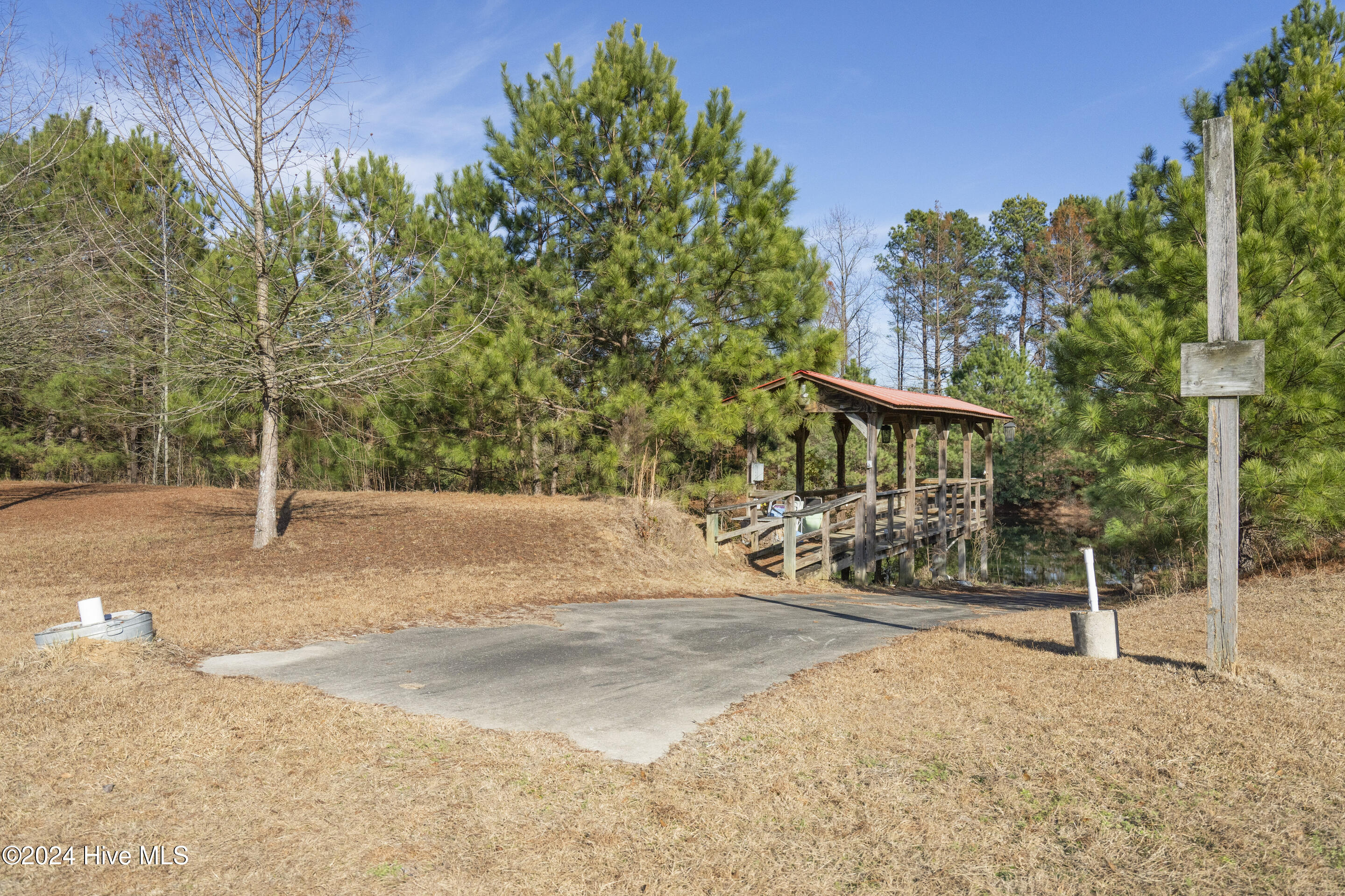 146 Huffman Road Rose Hill, NC 28458 - Photo 44 of 58 Private Lake with Dock and Ramp