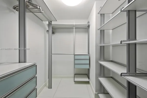 a view of walk in closet