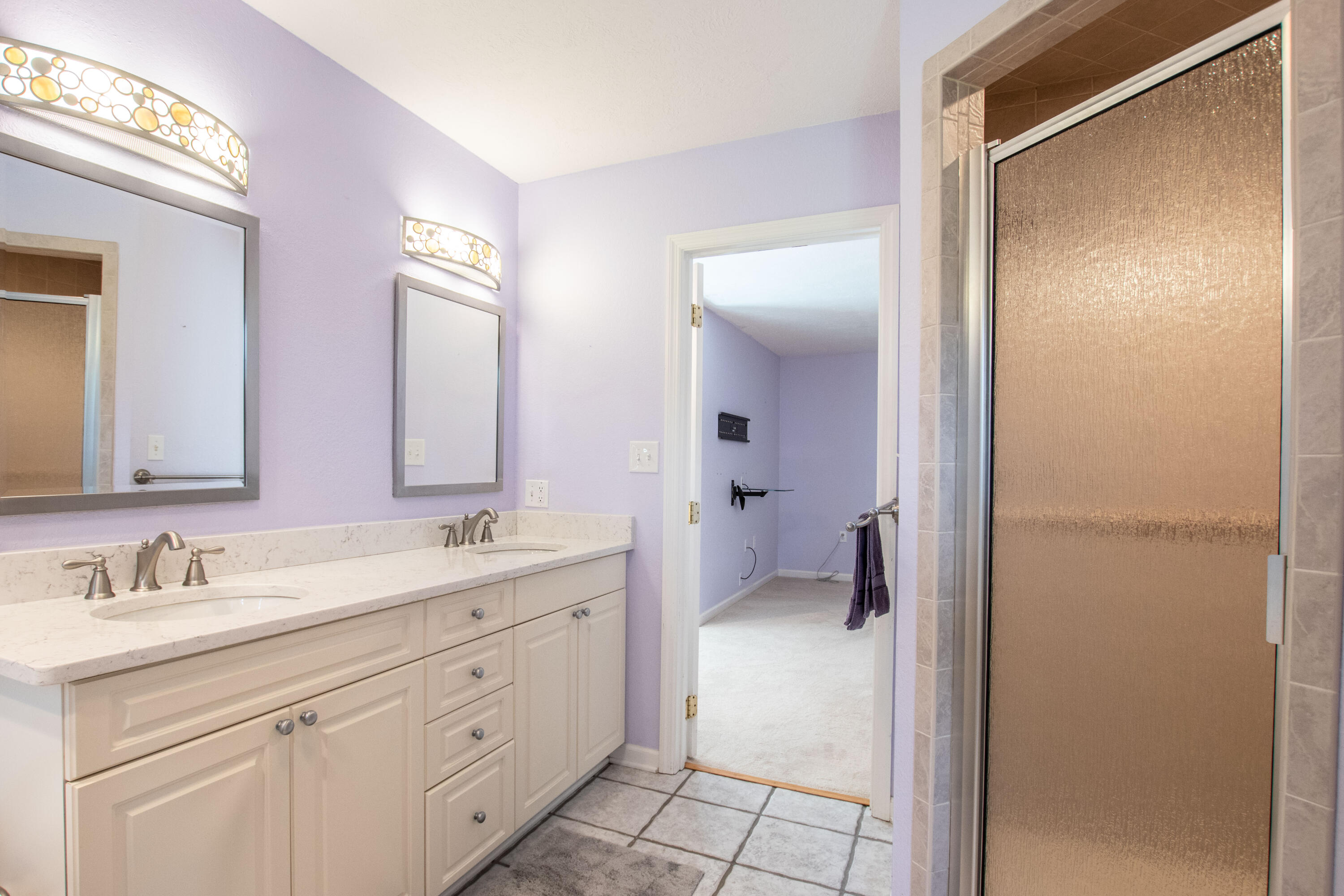 21579 Moonlight Bay Road Abingdon, VA 24211 - Photo 39 of 46 Double Sinks with Walk-in Shower