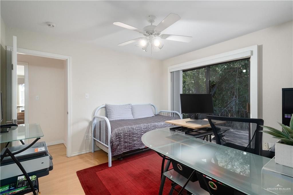 1113 Xanthisma Avenue McAllen, TX 78504 - Photo 15 of 30 Bedroom featuring light wood finished floors and a ceiling fan