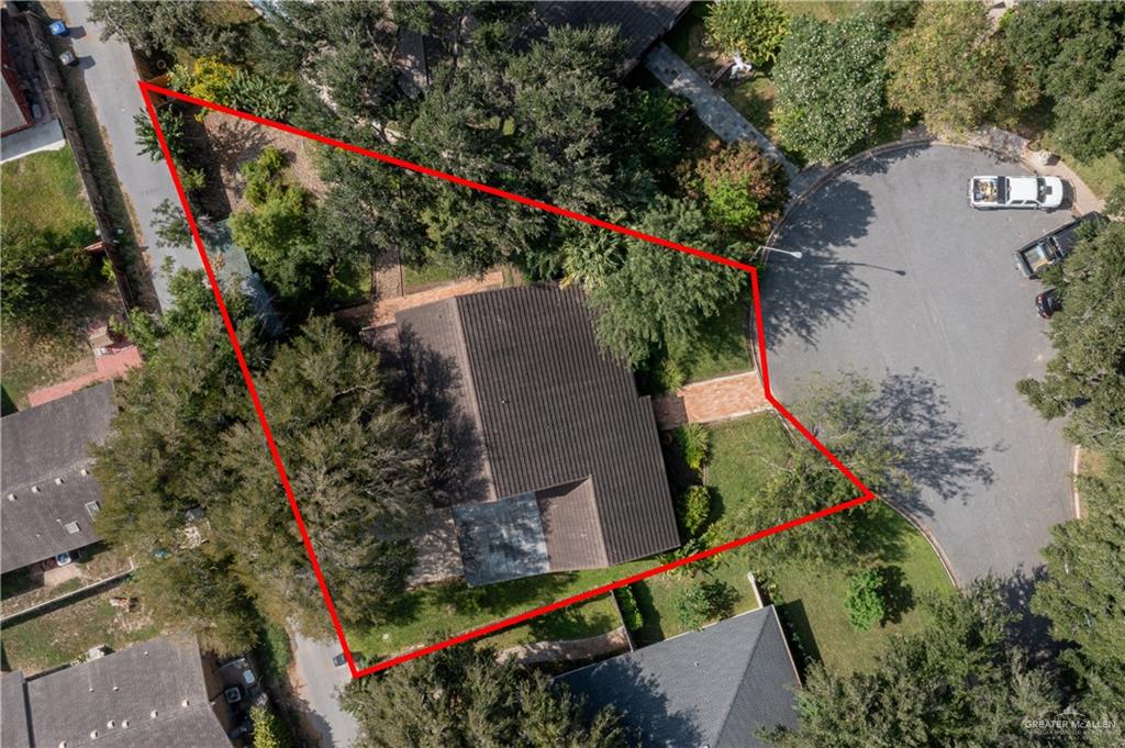 1113 Xanthisma Avenue McAllen, TX 78504 - Photo 27 of 30 Aerial view of property's location with property parcel outlined