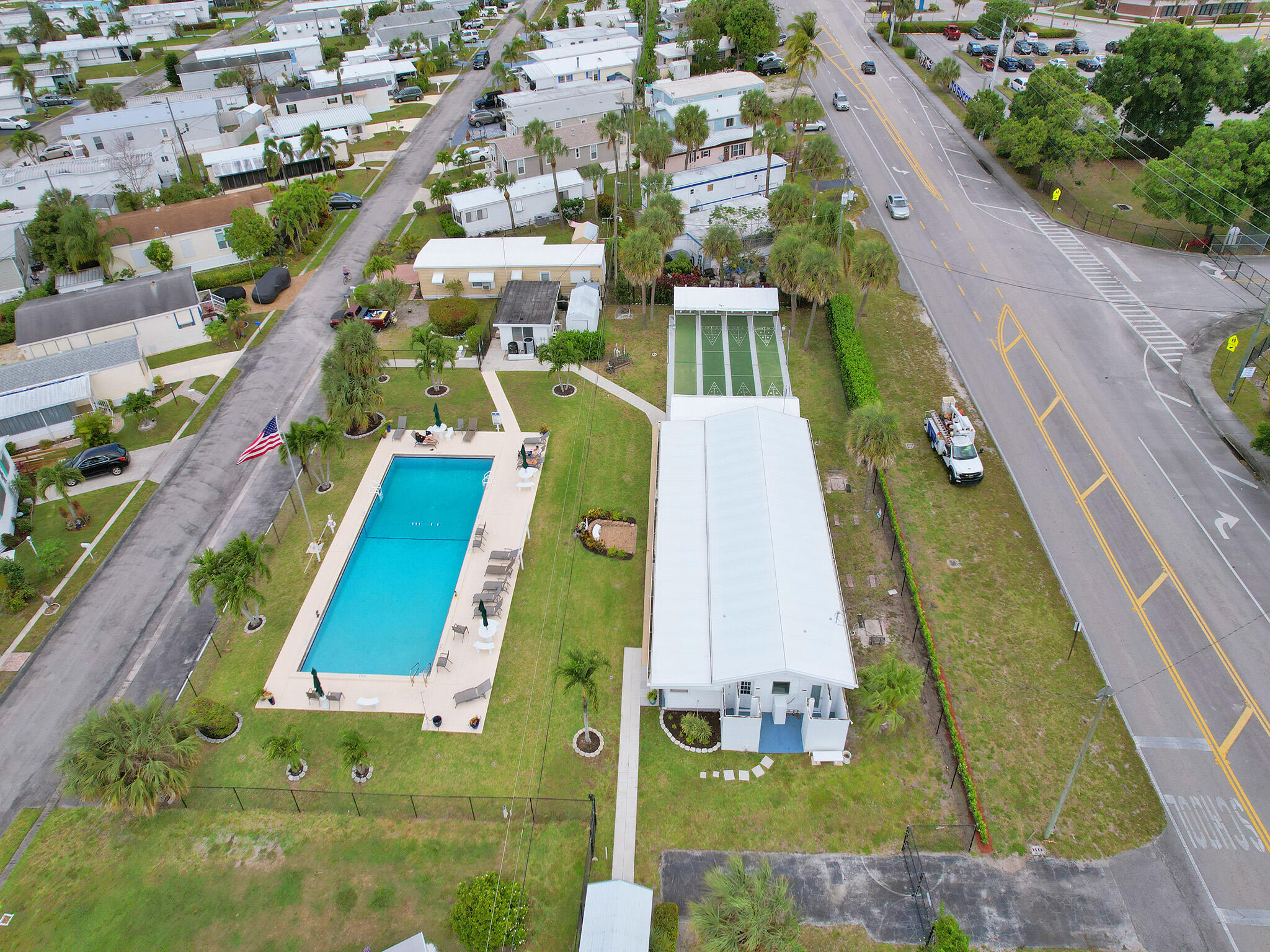 14609 Sunset Drive Delray Beach, FL 33445 - Photo 50 of 50 an aerial view of a pool