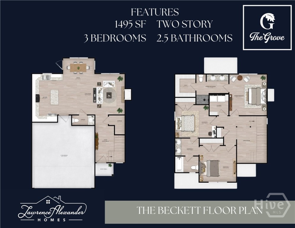 16 Grove Hollow Road Rincon, GA 31326 - Photo 12 of 14 The Beckett Plan by Lawrence Alexander Homes!