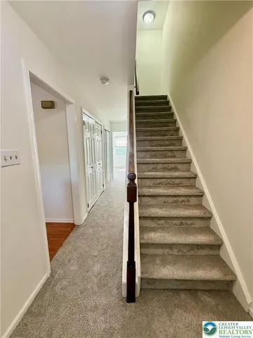 a view of entryway and hall