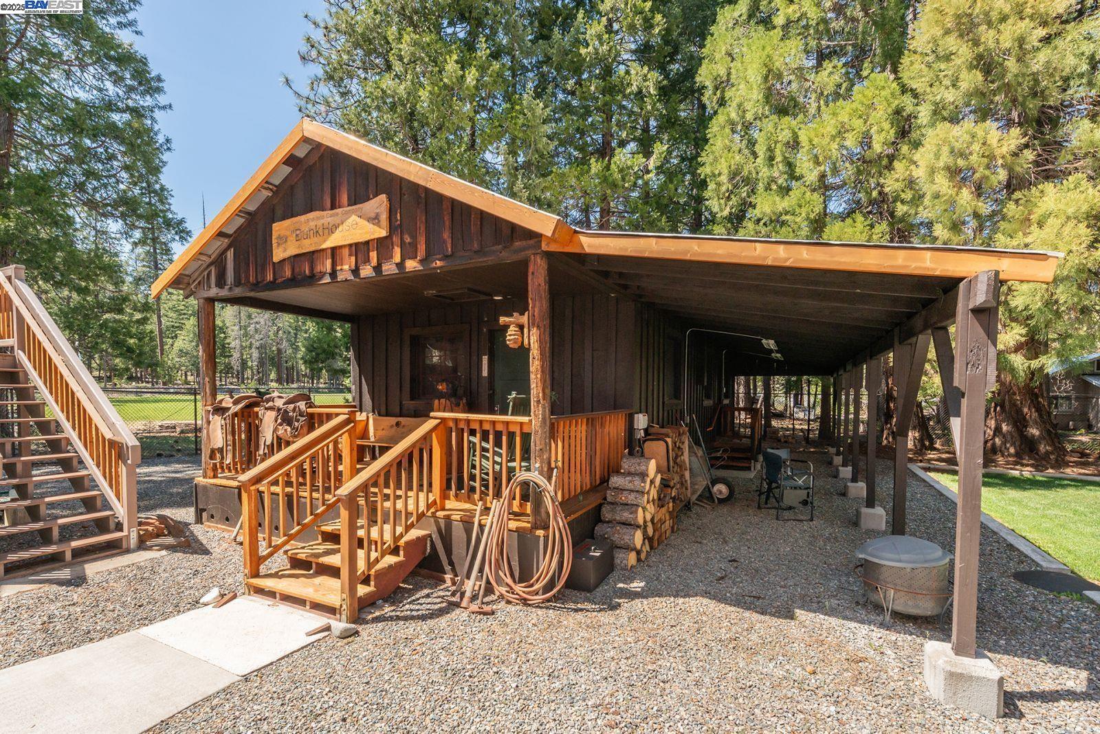 21 Cedar Road Trinity Center, CA 96091 - Photo 37 of 50 a view of a chairs and table in the patio