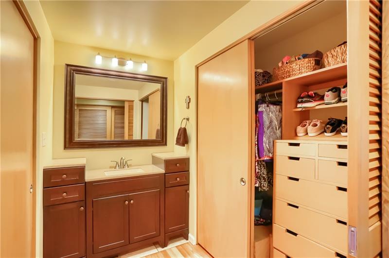 458 Ryndwood Road Pittsburgh, PA 15237 - Photo 19 of 25 Master closets have built in shelving. This area has pocket doors so it can also be used as a changing area.