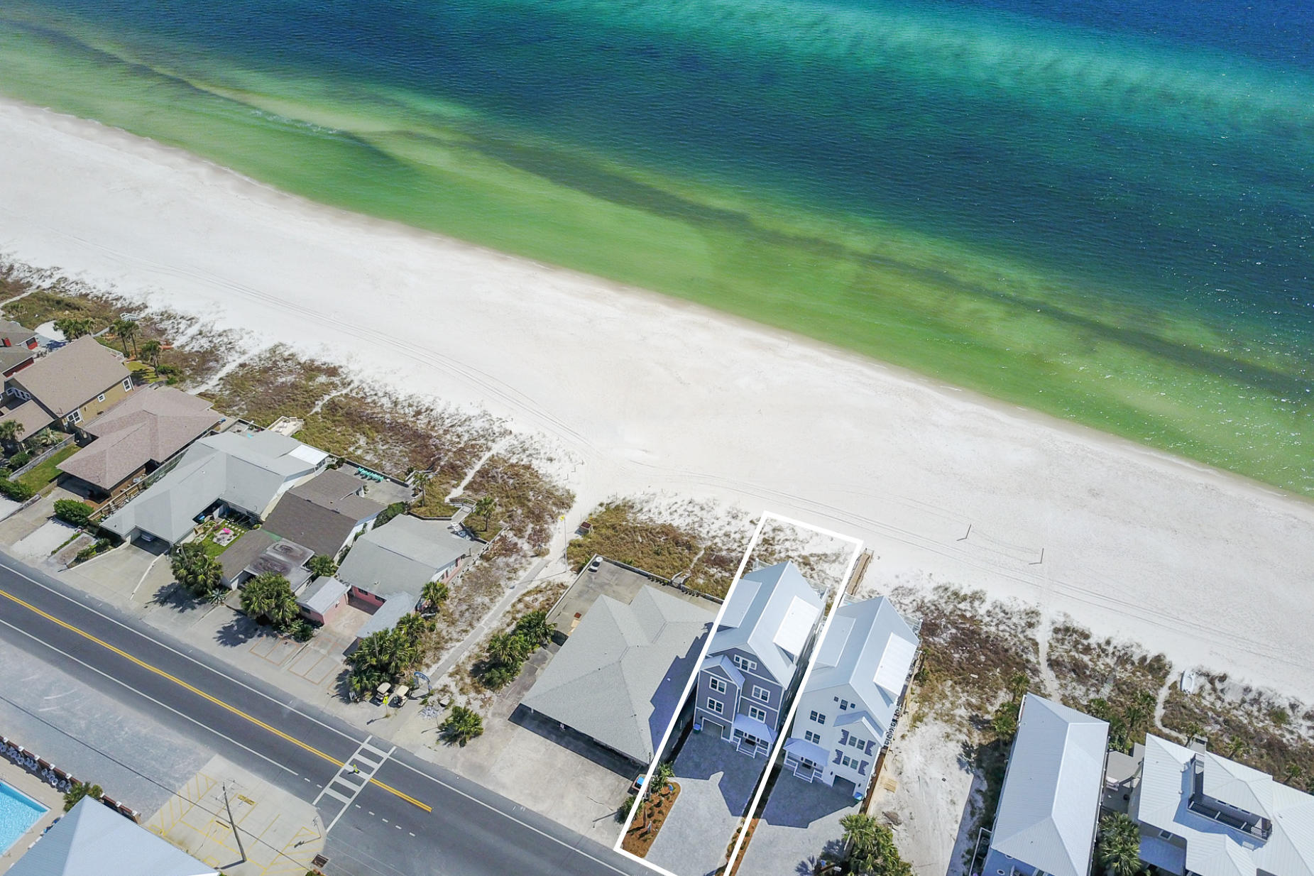 20109 Front Beach Road, Unit A Panama City Beach, FL 32413 - Photo 52 of 52 Another view of the parcel outline
