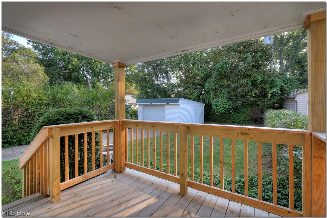 1029 Avondale Road Cleveland, OH 44121 - Photo 8 of 35 Rear deck off of Dining Room