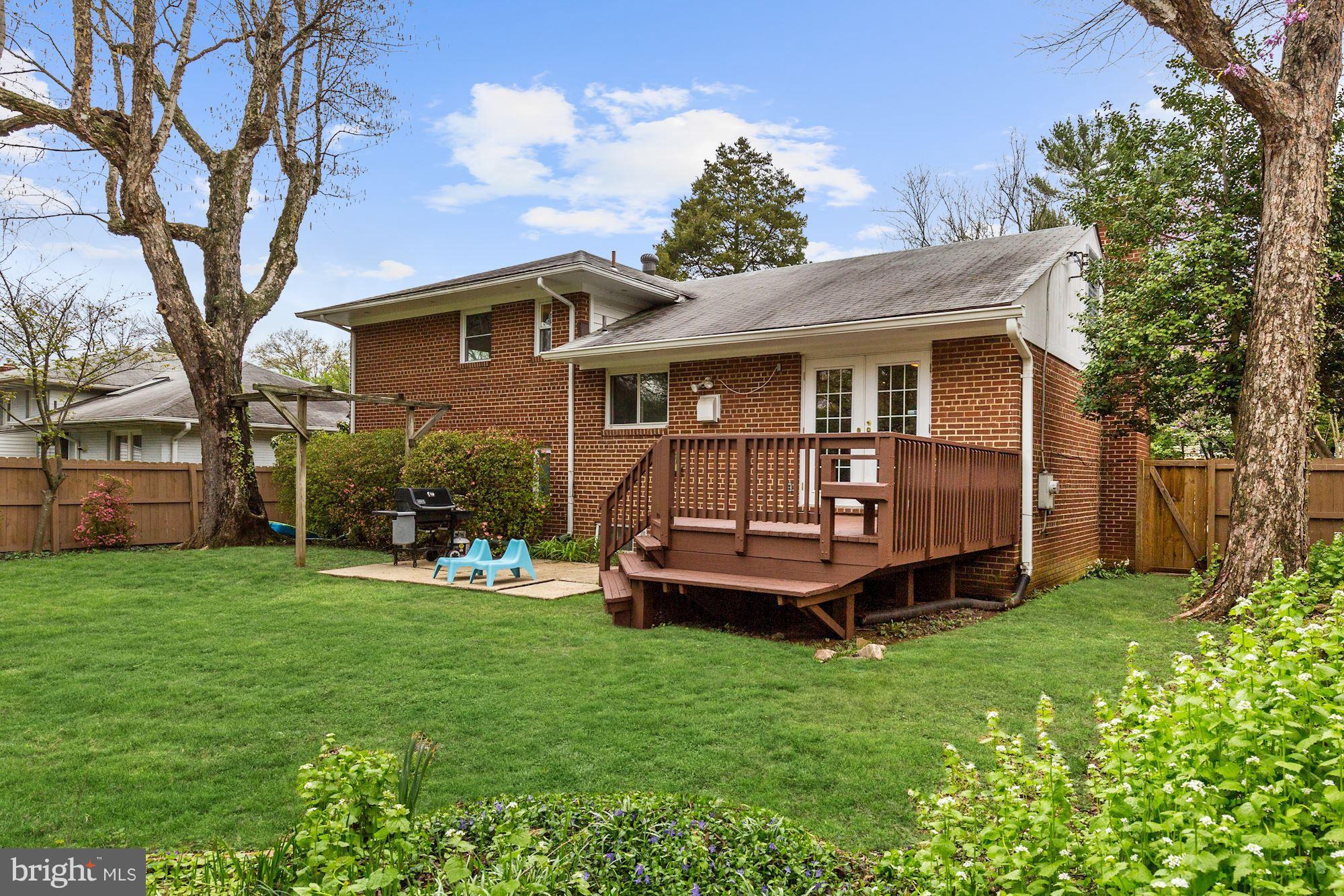 5802 Greentree Road Bethesda, MD 20817 - Photo 23 of 29 Spacious Backyard & Rear Deck