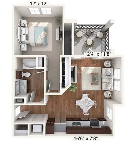 $970 | 10800 Lakeline Boulevard, Unit 7301, Austin, TX 78717