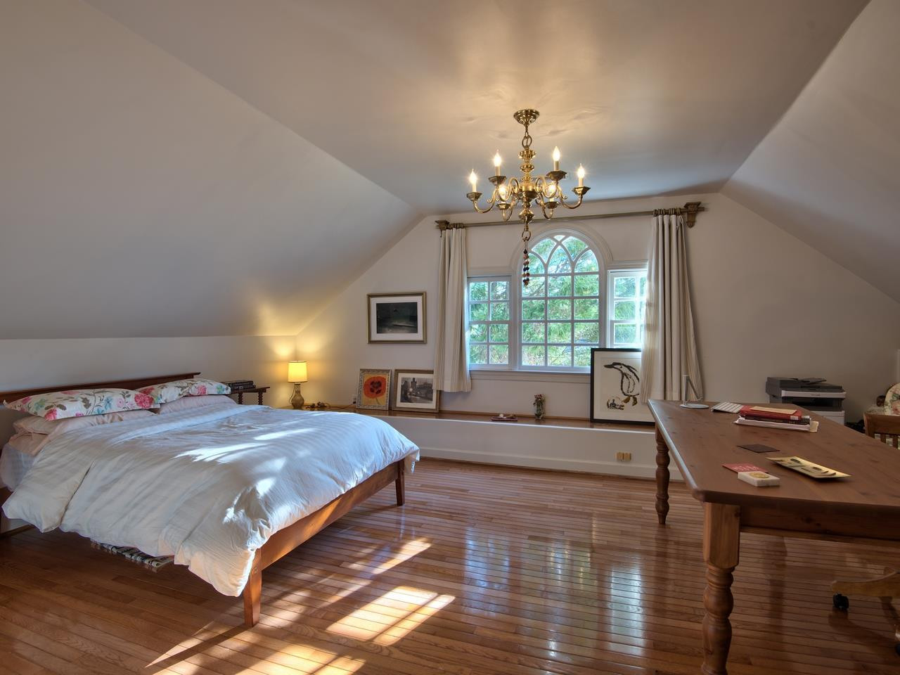 3809 Chippenham Road Durham, NC 27707 - Photo 22 of 23 Great 3rd floor studio or study with a wall of bookcases....large enough for a bed for overflow guests! Studio/Study/Office