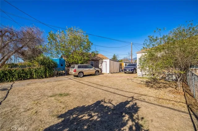 a car parked on the side of a street