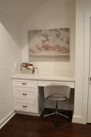 a close view of closet