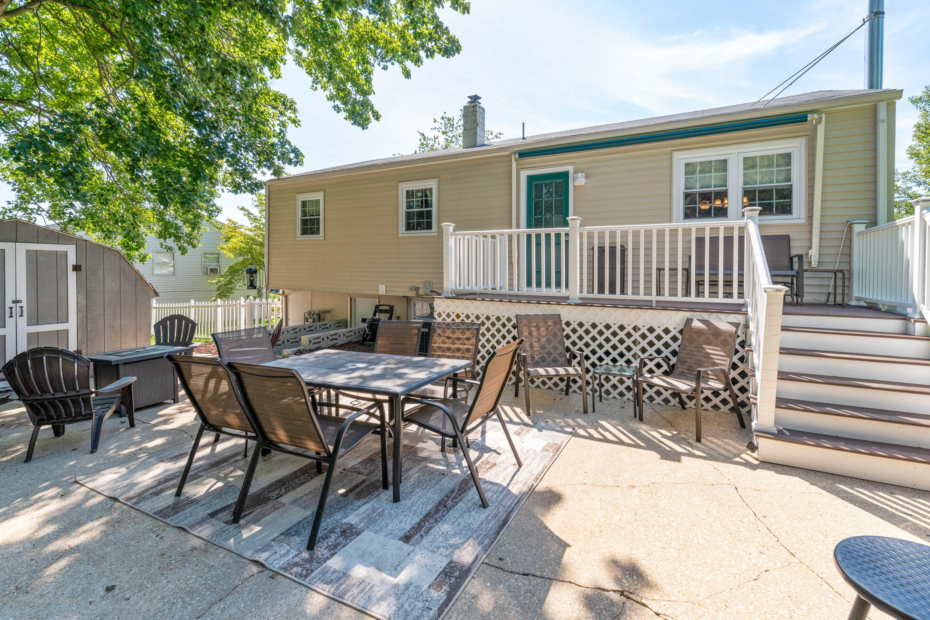 53 Salem Hill Road Howell, NJ 07731 - Photo 26 of 27 a view of a house with wooden deck and furniture