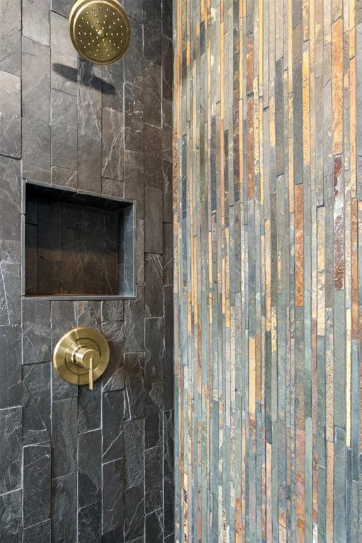 5230 Homer Street Dallas, TX 75206 - Photo 22 of 39 a bathroom with a granite countertop sink and shower