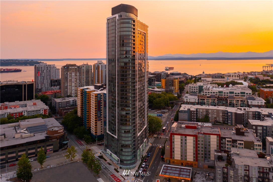 2510 6th Avenue, Unit 1409 Seattle, WA 98121 - Photo 1 of 35 a view of a city with tall buildings