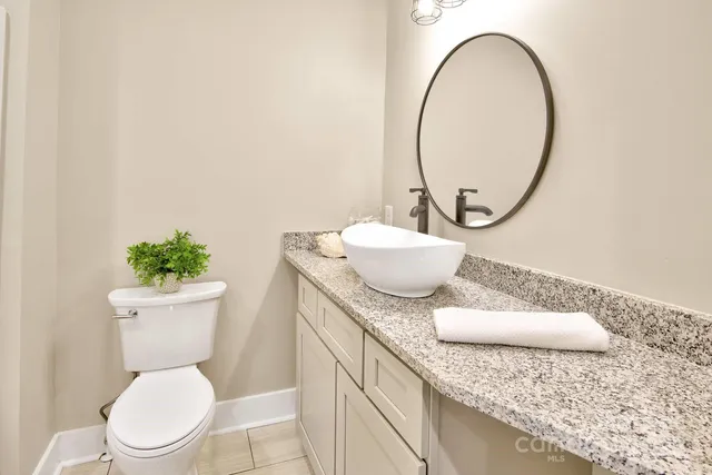 a sink with a vanity