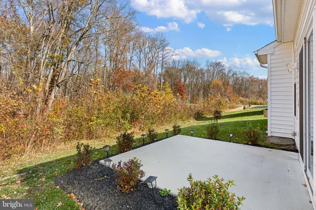 a view of a back yard of the house