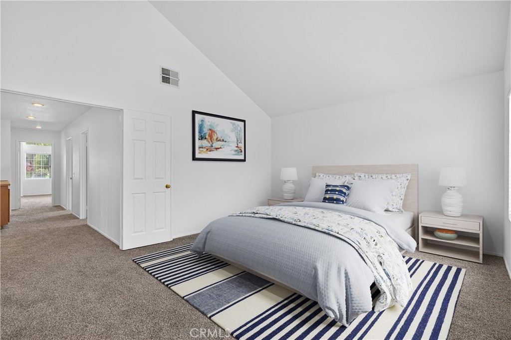 21965 Jeffers Lane Saugus, CA 91350 - Photo 25 of 40 Virtual Staged Imagined Space Bedroom
