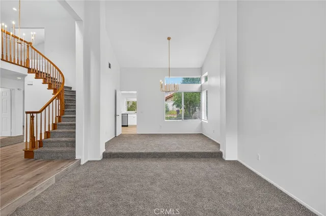 a view interior of a house with stairs