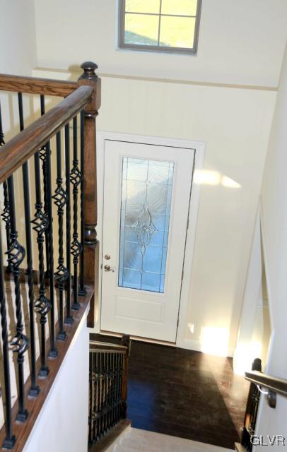 205 East Dell Road Bath, PA 18014 - Photo 8 of 14 a view of a hallway with wooden floor and stairs