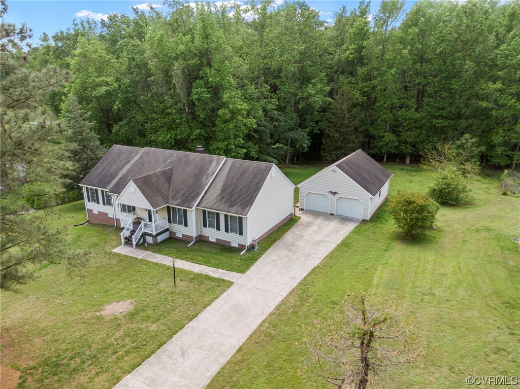 3963 Doe Run Road Hopewell, VA 23860 - Photo 48 of 48 a view of a house with a yard and sitting area