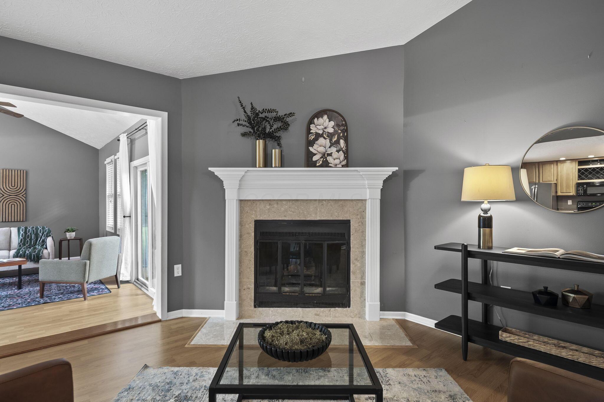 184 East Schrock Road Westerville, OH 43081 - Photo 9 of 61 wood burning fireplace