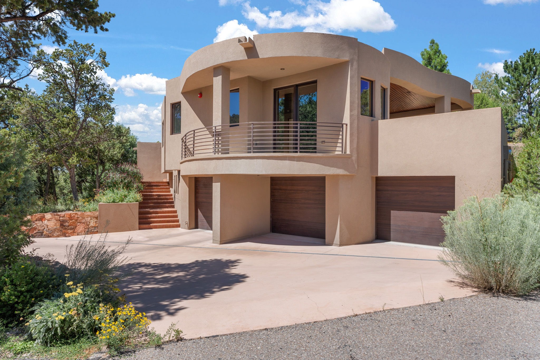 1411 Tesuque Creek Road Santa Fe, NM 87501 - Photo 1 of 45 Front View of House