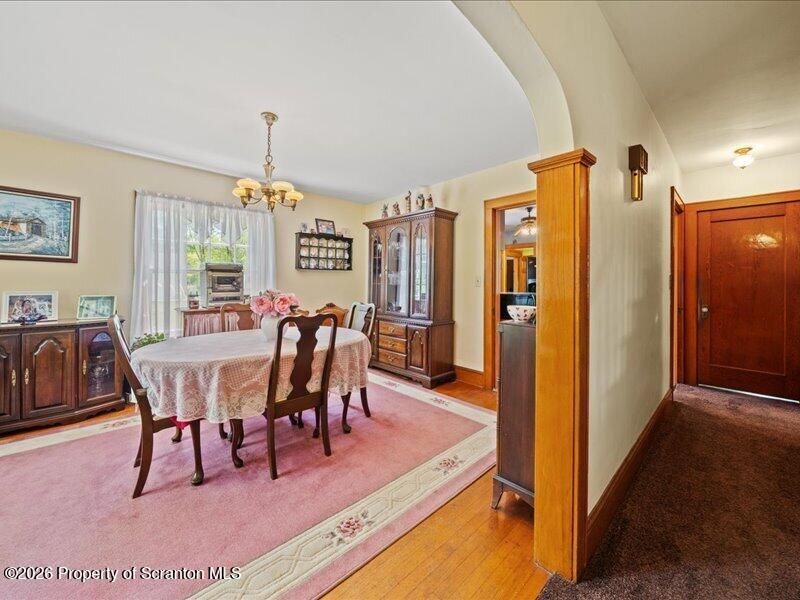 71 Pleasant Avenue Thompson, PA 18465 - Photo 7 of 37 a dining room with furniture and window