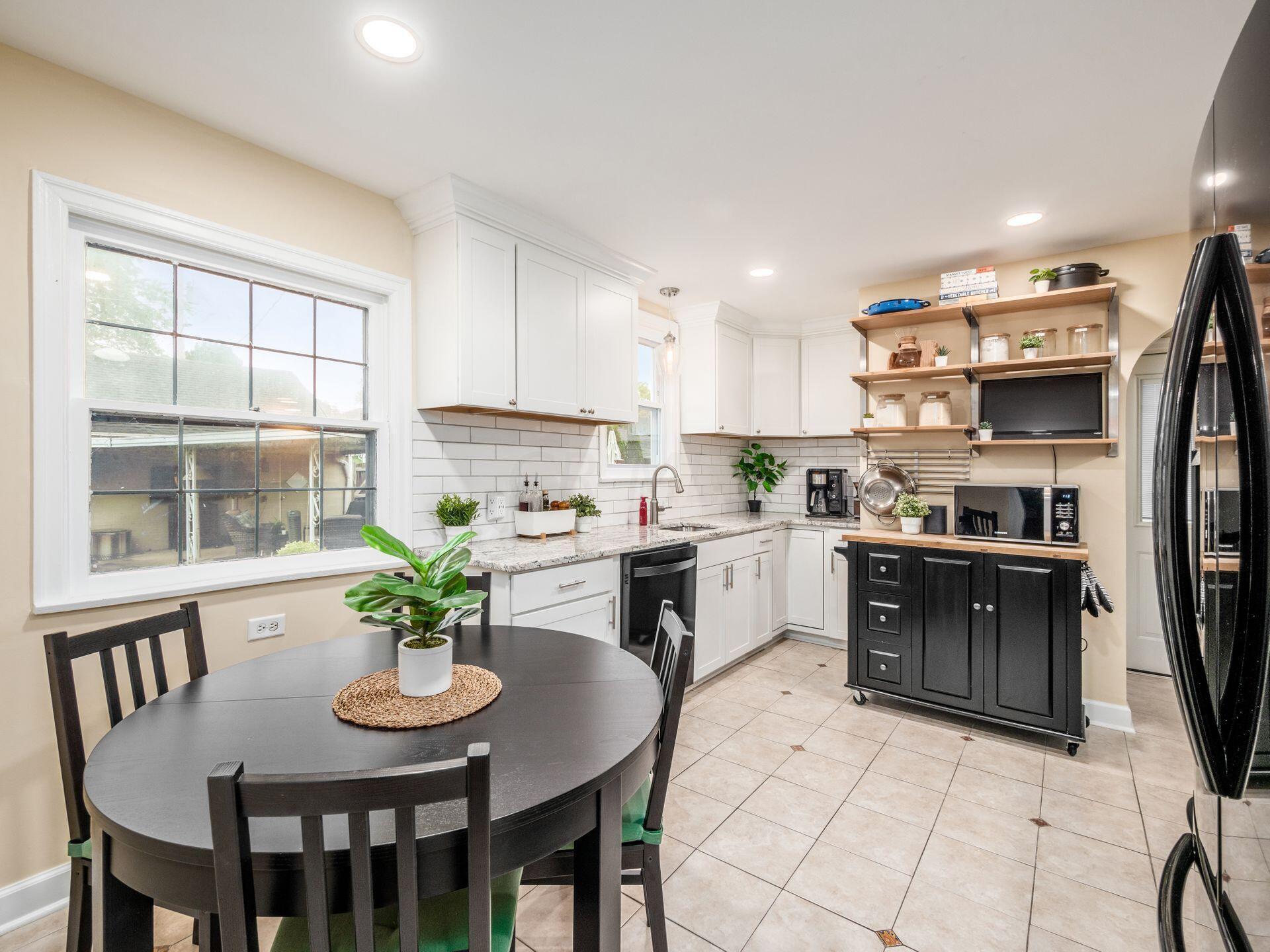 1013 Vernon Road Columbus, OH 43209 - Photo 13 of 53 Beautifully remodeled kitchen with ample storage and eat-in space