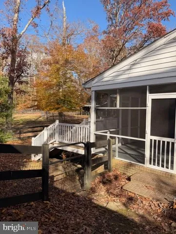 a view of outdoor space with seating
