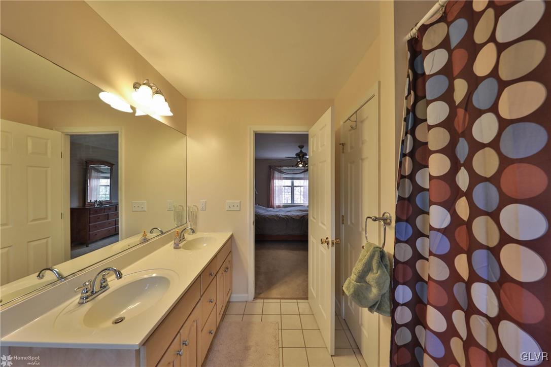 124 Belfast Road Nazareth, PA 18064 - Photo 19 of 35 a bathroom with a sink and a mirror
