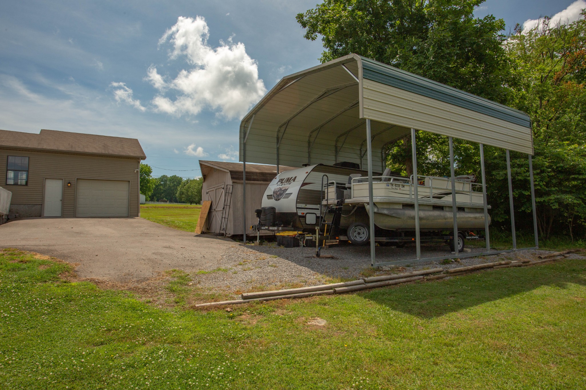 794 Chicken Road Lebanon, TN 37090 - Photo 24 of 25 a view of a house with backyard and porch
