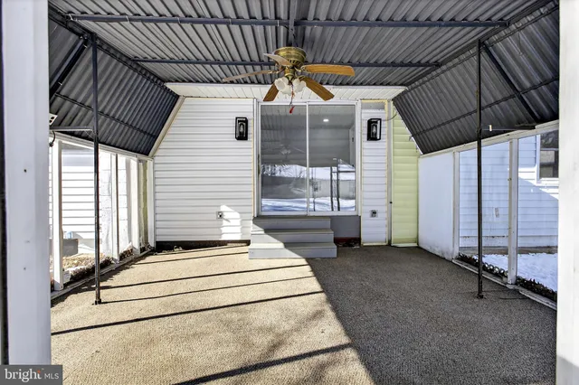 a view of a house with a porch