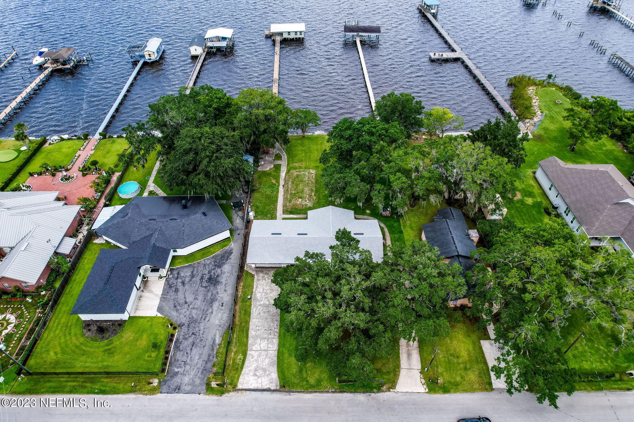 259 Brickyard Road, Unit B Middleburg, FL 32068 - Photo 48 of 53 an aerial view of a house with a garden