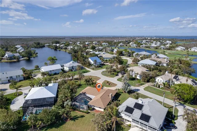 a view of a city with lake view