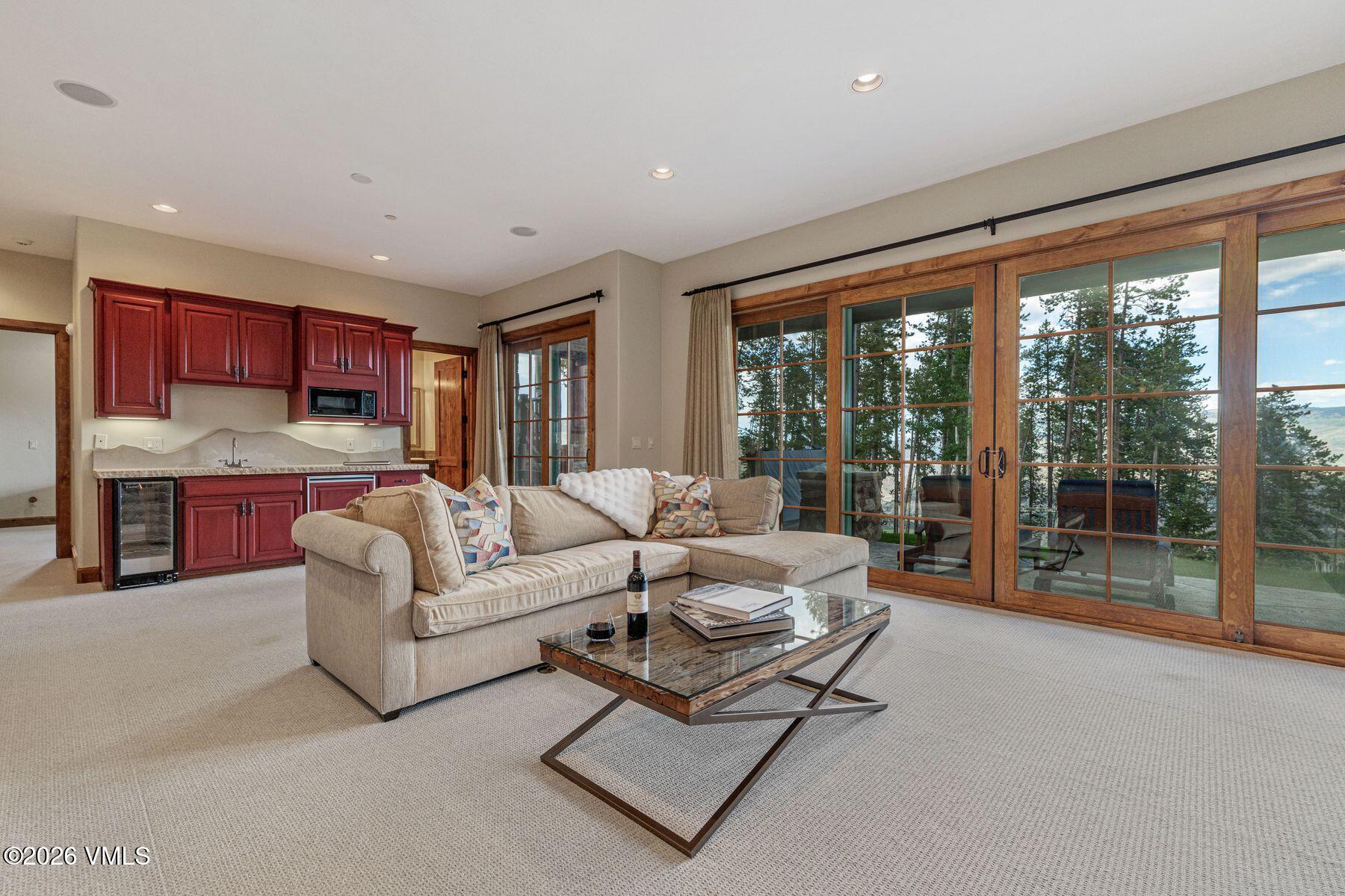 317 Elk Woods Road Edwards, CO 81632 - Photo 34 of 56 Lower Level Living Room
