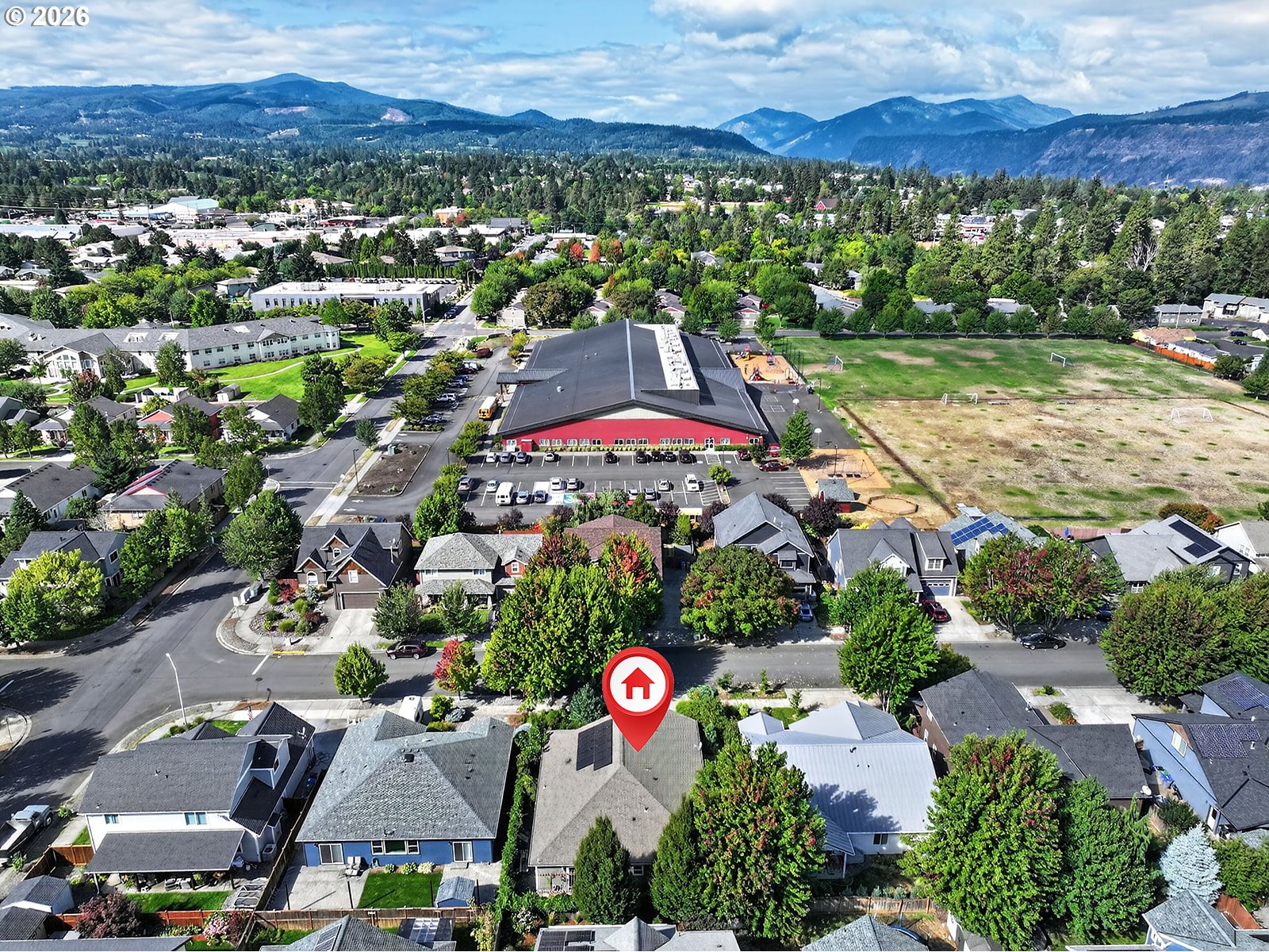 1663 5th Street Hood River, OR 97031 - Photo 45 of 47 Drone View/UAV