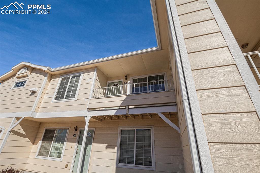 4822 Rusty Nail Point, Unit 201 Colorado Springs, CO 80916 - Photo 33 of 33 a front view of a house