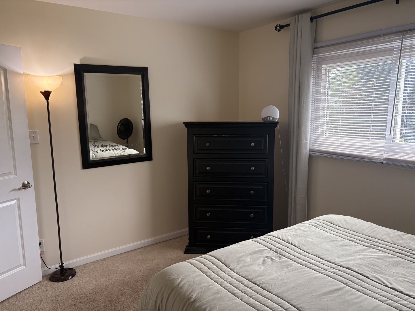 325 Rockhurst Road Bolingbrook, IL 60440 - Photo 11 of 17 a bedroom with a bed and a mirror