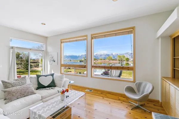 a room with furniture and a window