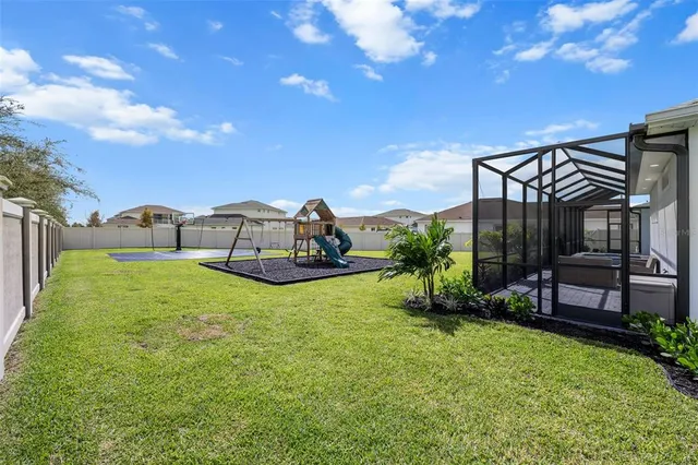 a view of a basketball court