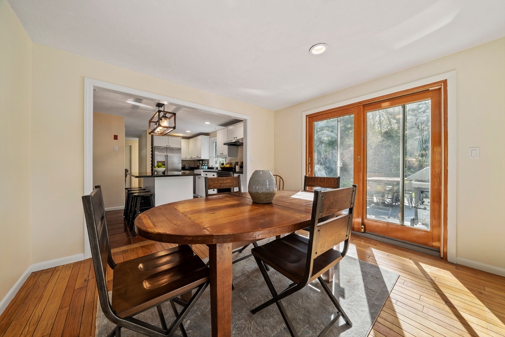 1563 Bay Road Sharon, MA 02067 - Photo 6 of 41 a view of a dining room with furniture window and wooden floor