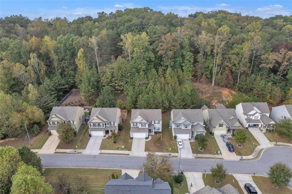 171 Pinnacle Point Court Dallas, GA 30132 - Photo 24 of 26 an aerial view of a house with mountain view