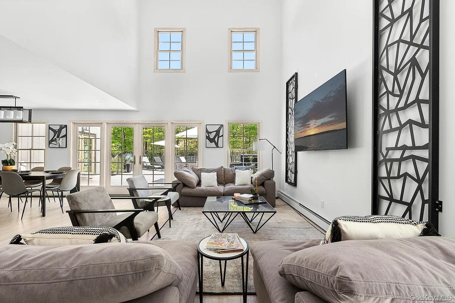 12 North Quarter Road Westhampton, NY 11977 - Photo 13 of 23 a living room with patio furniture and a flat screen tv