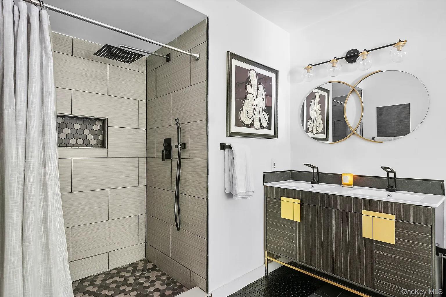 12 North Quarter Road Westhampton, NY 11977 - Photo 18 of 23 a bathroom with a sink and a mirror