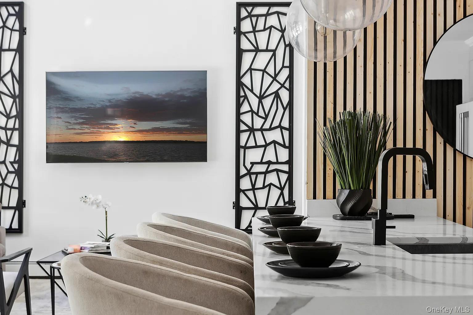 12 North Quarter Road Westhampton, NY 11977 - Photo 6 of 23 a living room with furniture and a flat screen tv