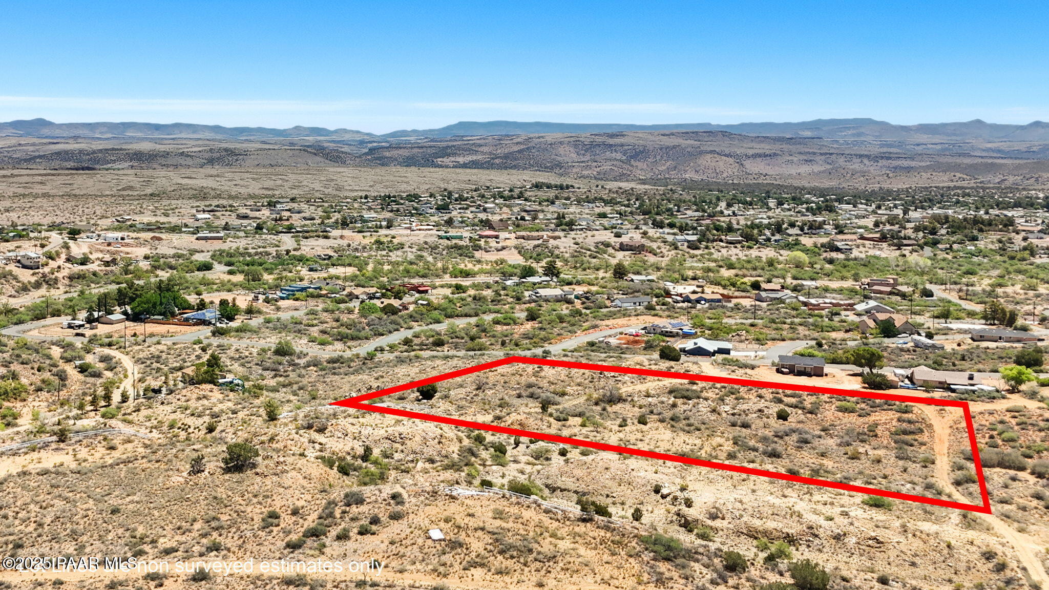 0 South Lot K - Val Vista Road Mayer, AZ 86333 - Photo 5 of 15 5-007K Aerial_3 Lot Lines